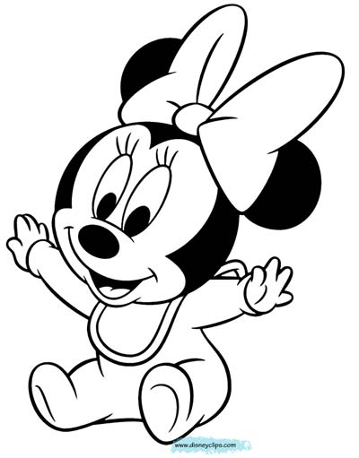 Minnie mouse coloring pages