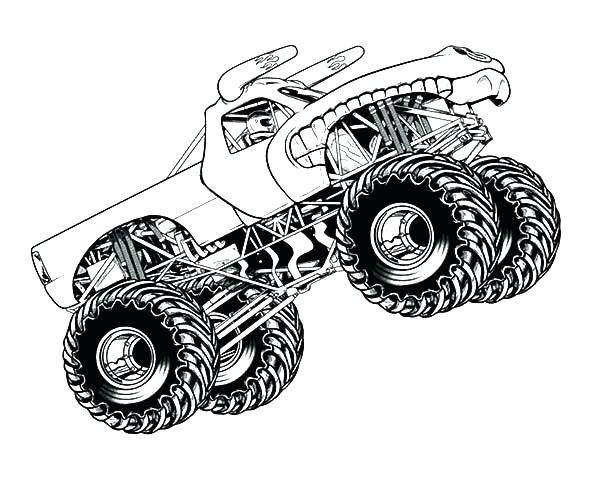 Printable truck coloring pages pdf