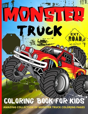 Monster truck coloring book monster trucks coloring book for kids