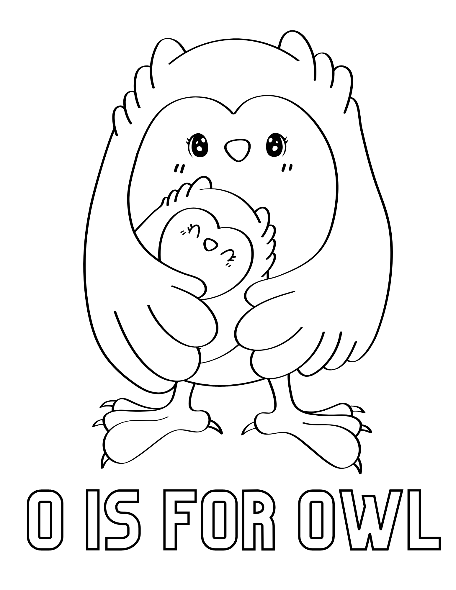 Fun owl facts and free printable owl coloring pages