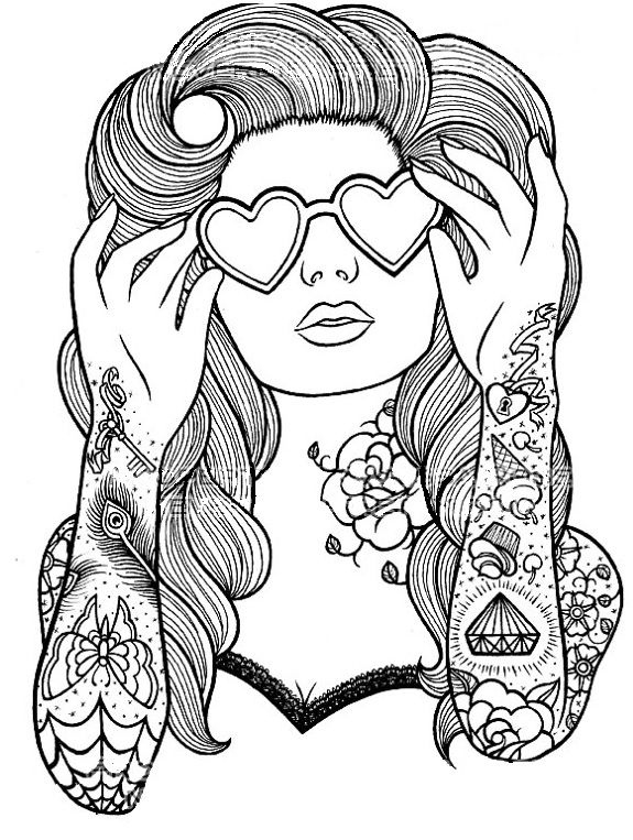 Coloring pages people