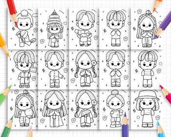 Printable thailand coloring pages thai people coloring page thai coloring page