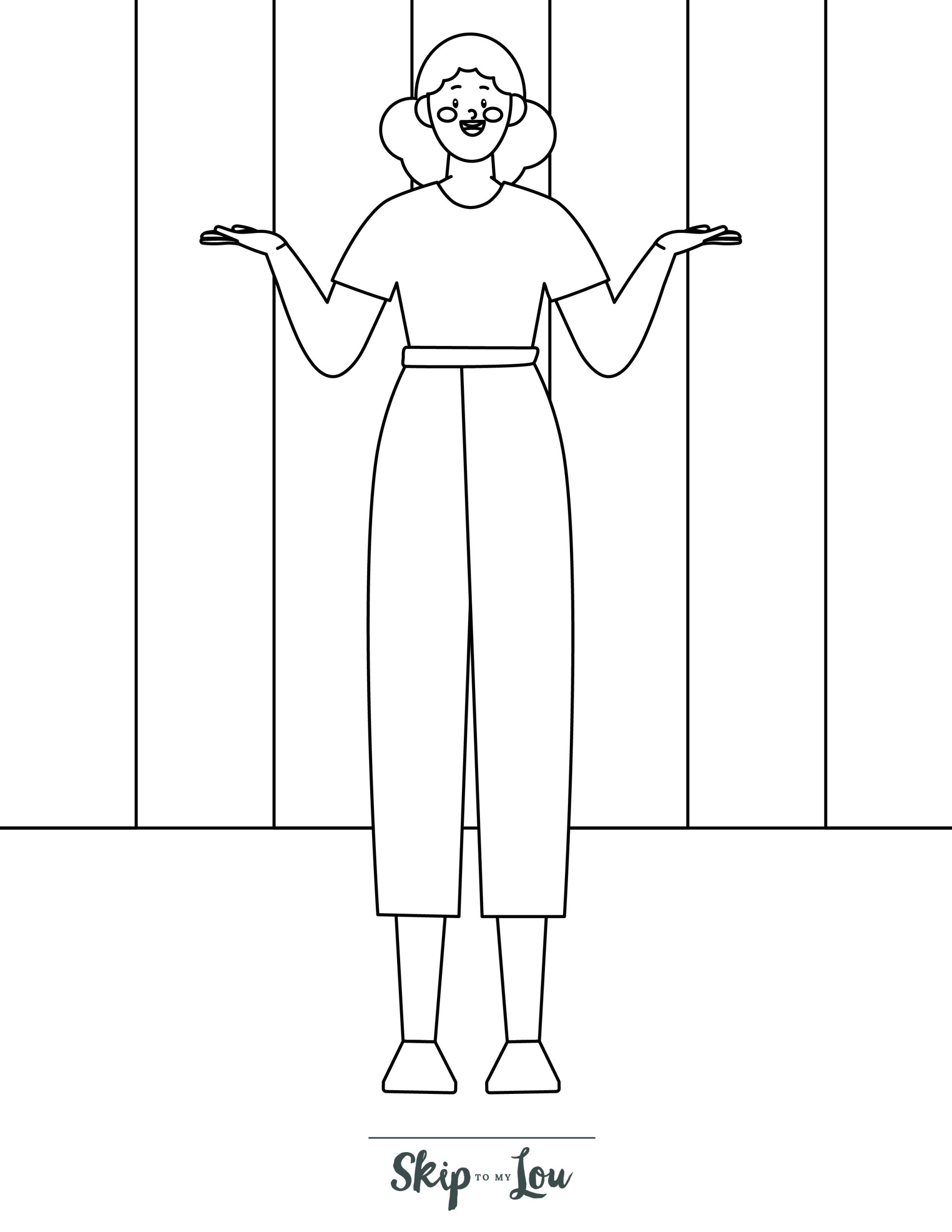 People coloring pages