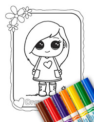 Coloring pages â draw so cute