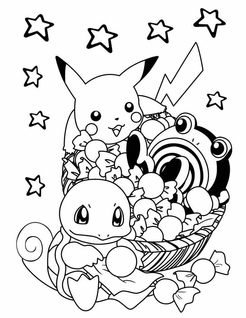 Pokemon coloring pages join your favorite pokemon on an adventure