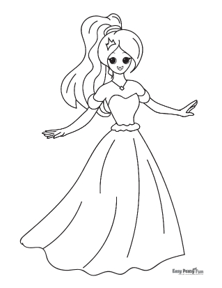 Princess coloring pages