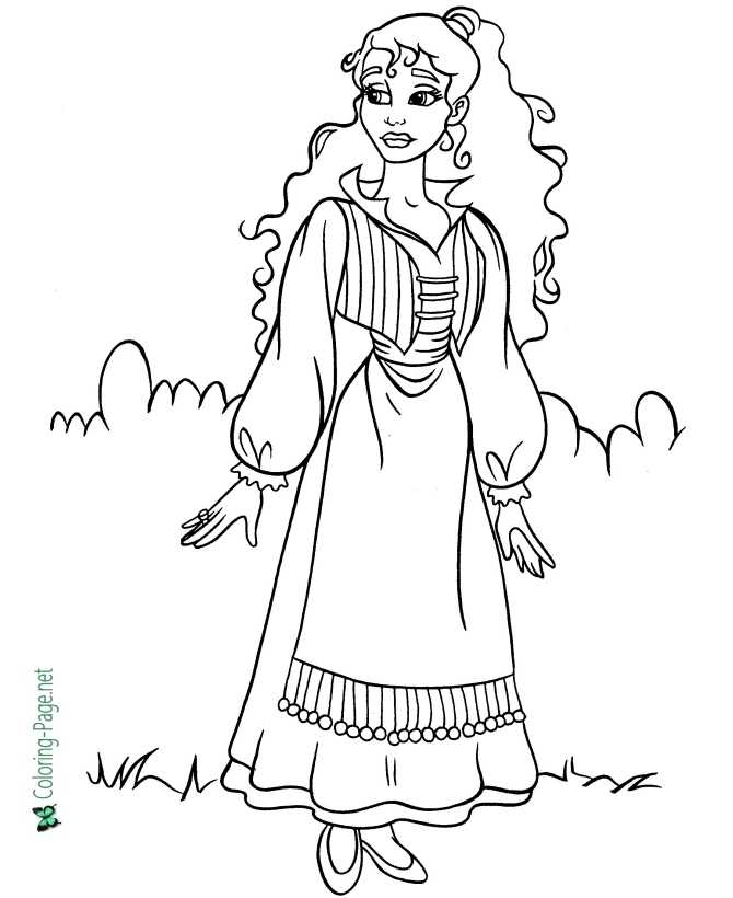 Princess coloring pages