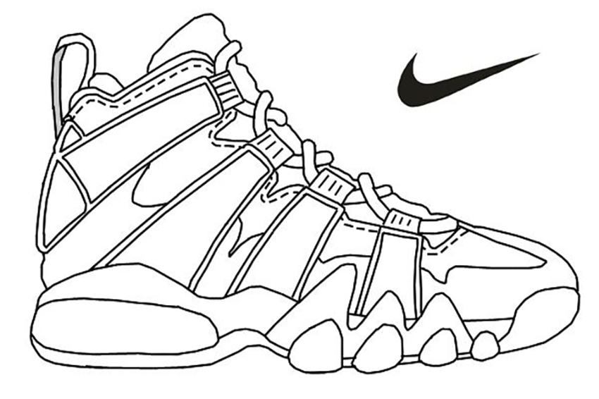 Nike coloring pages