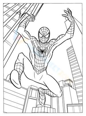 Free printable spiderman coloring pages for kids