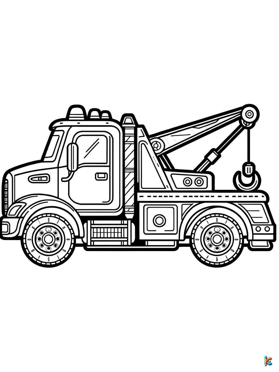 Truck coloring pages â