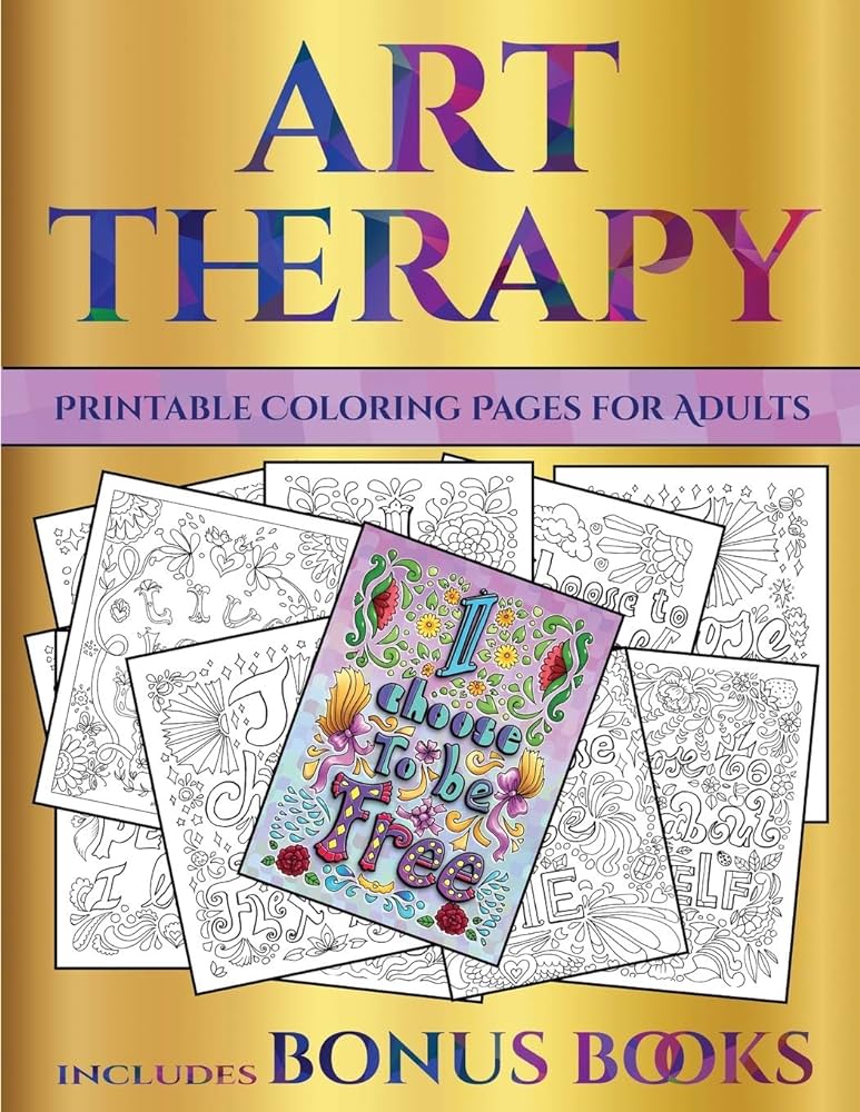 Printable coloring pages for adults art therapy this book has art therapy coloring sheets that can be used to color in frame andor meditate photocopied printed and downloaded as a