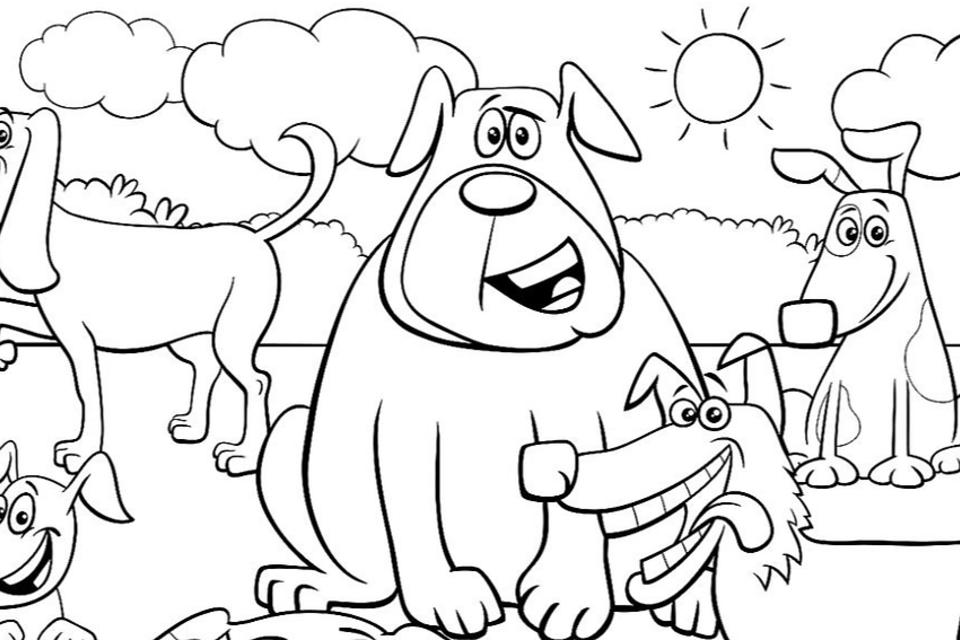 Dog coloring pages free printable coloring pages of dogs for dog lovers of all ages printables mom