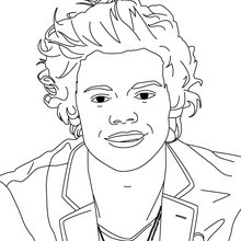 One direction coloring pages