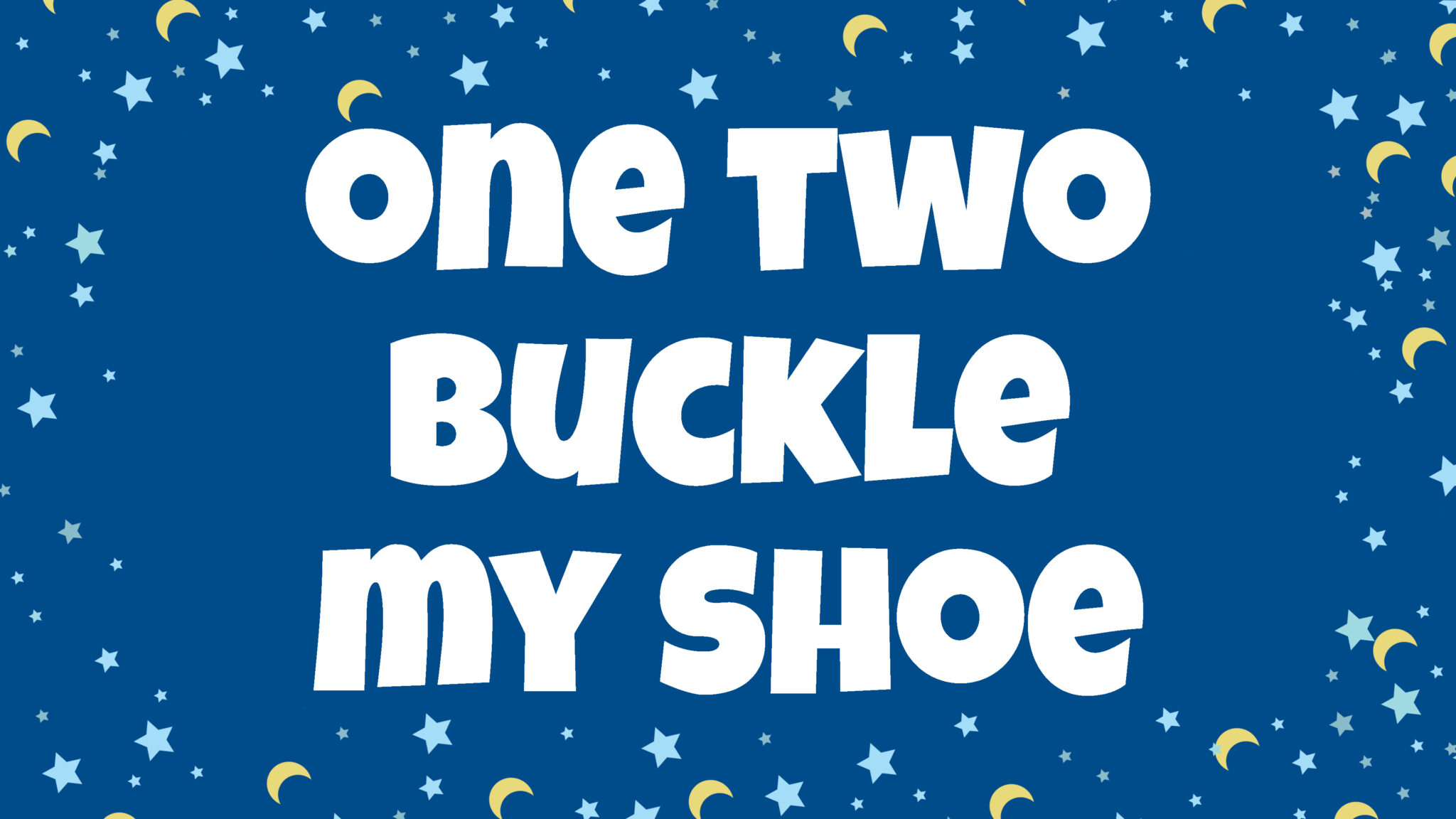 One two buckle my shoe kids video song with free lyrics activities