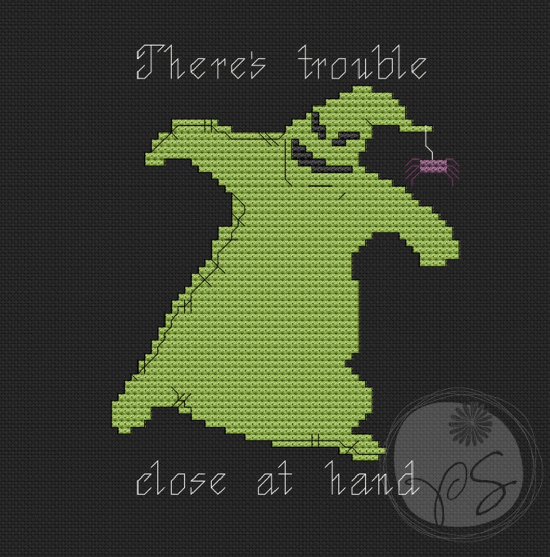 Oogie boogie printable pdf pattern