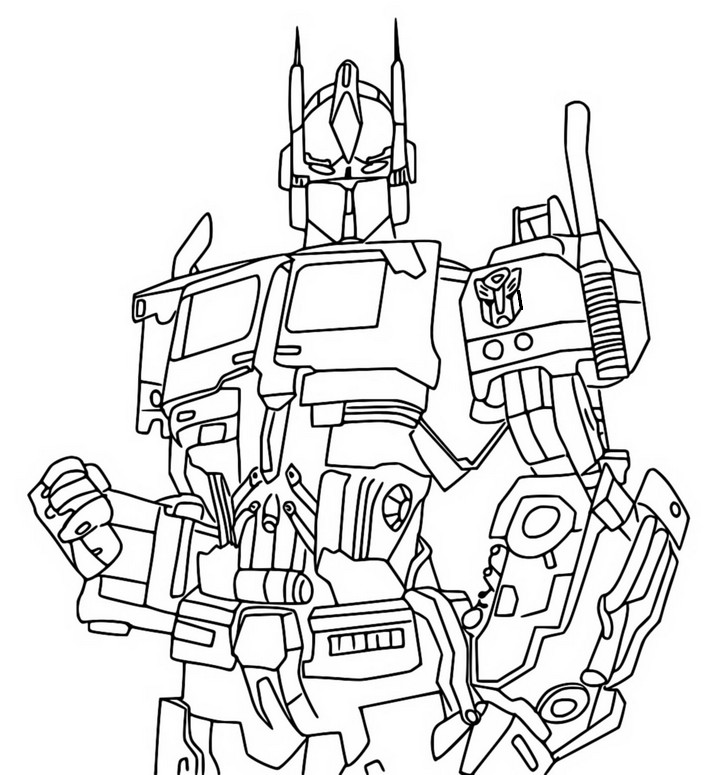 Coloring page fortnite chapter season wilds optimus prime