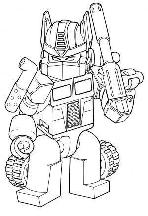 Free printable optimus prime coloring pages for adults and kids