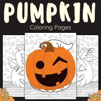 Printable fall pumpkin coloring pages sheets