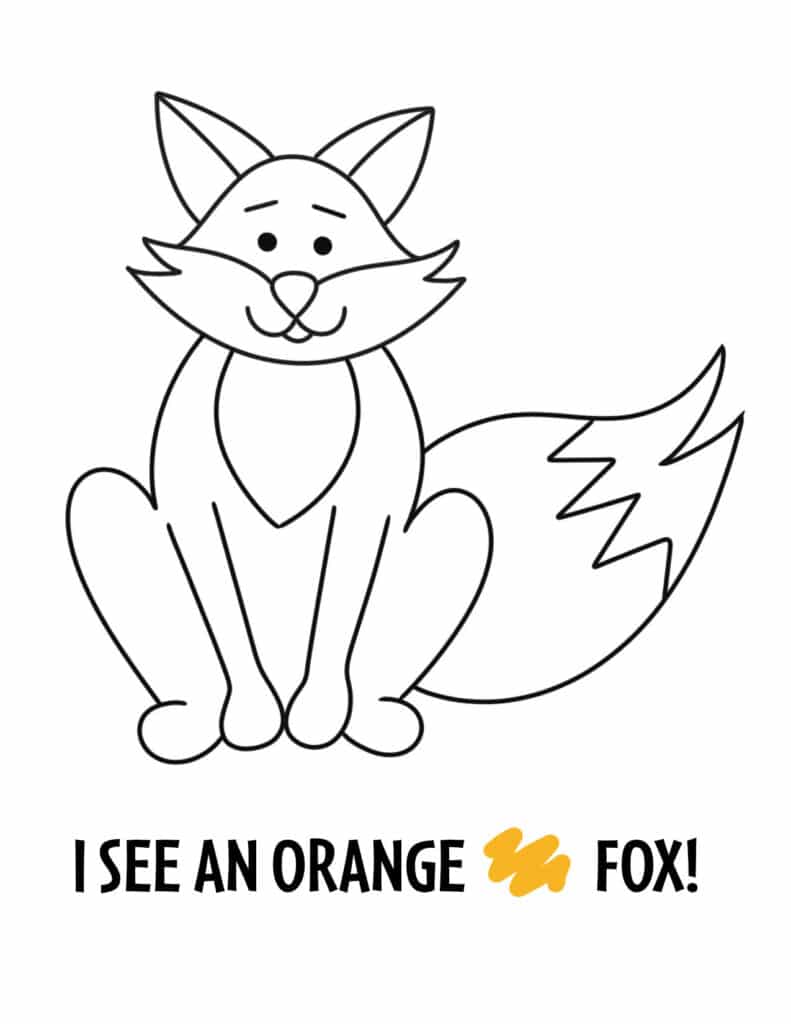 Orange color activities and worksheets for preschool â the hollydog blog