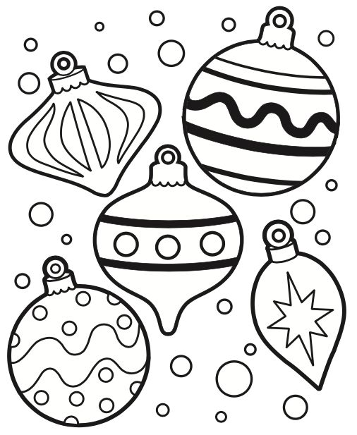 Free christmas coloring pages