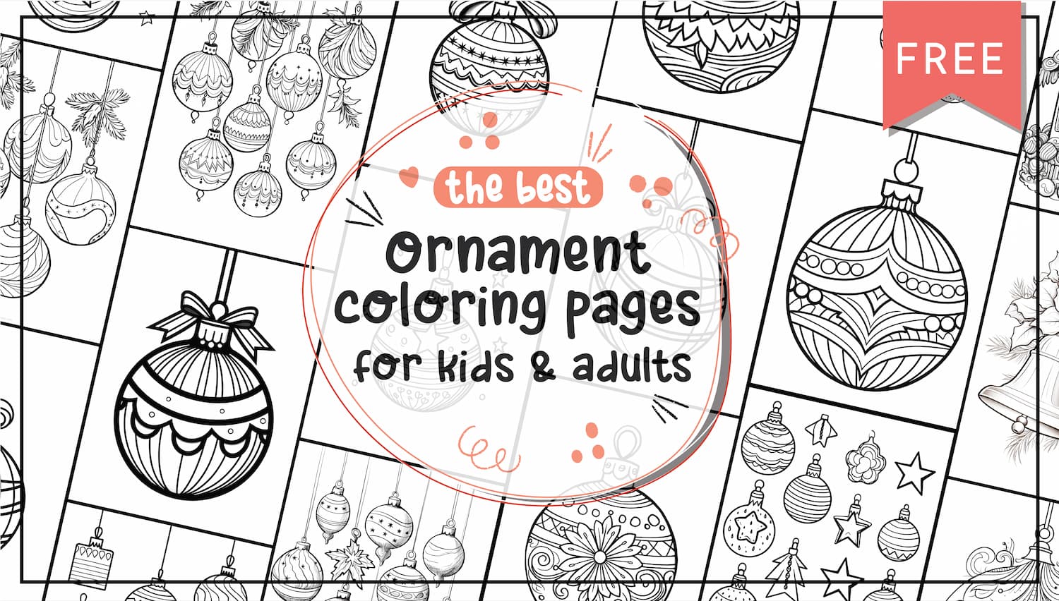 Ornament coloring pages