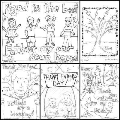 Fathers day coloring pages free easy print pdf