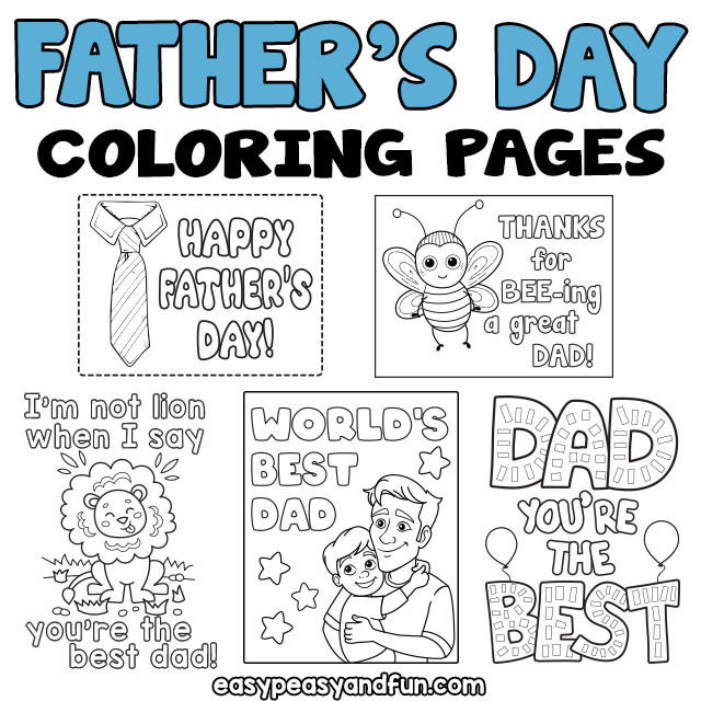 Printable fathers day coloring pages