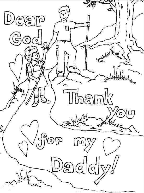 Printable fathers day coloring pages ideas