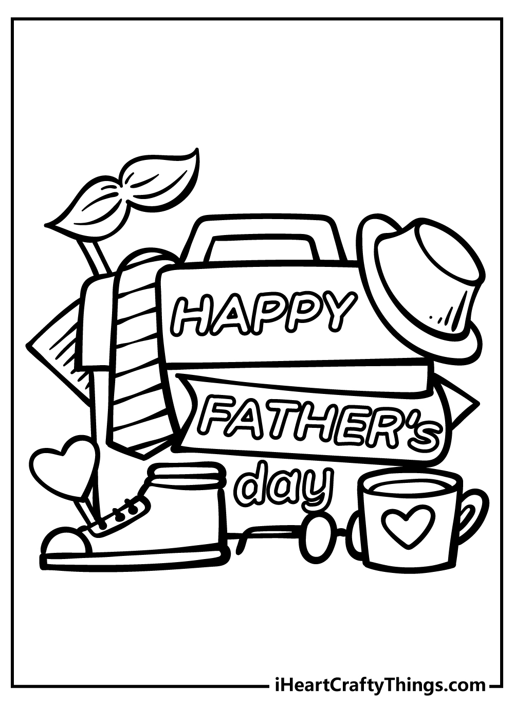Fathers day coloring pages free printables