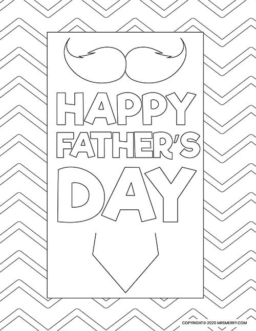 Dad coloring pages
