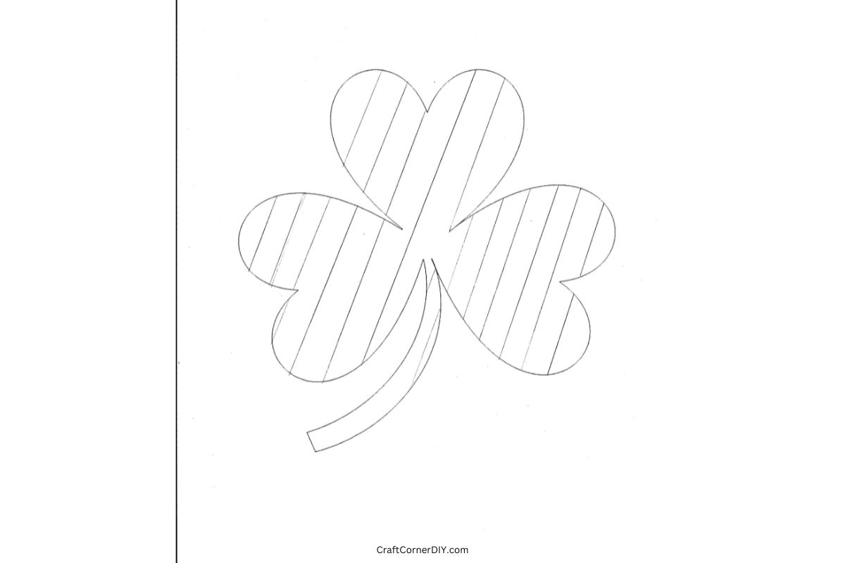 Free simple shamrock coloring pages free printable coloring sheets craft corner diy