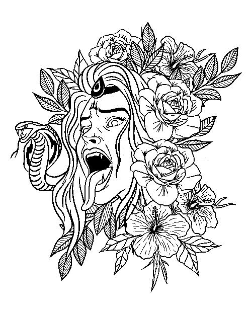 Horror coloring pages printable for free download