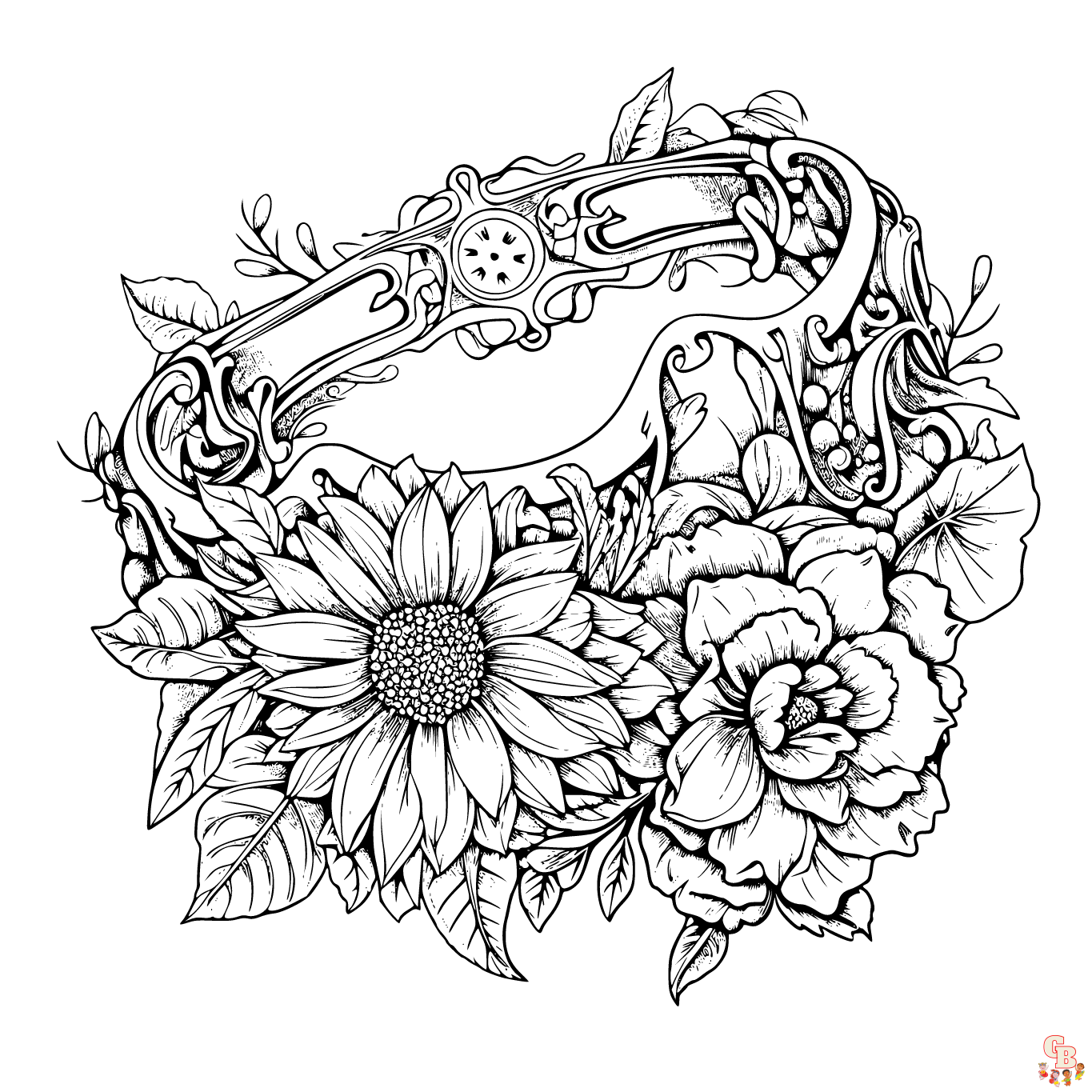 Printable tattoo coloring pages free for kids and adults