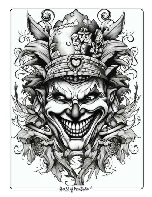 Tattoo coloring pages