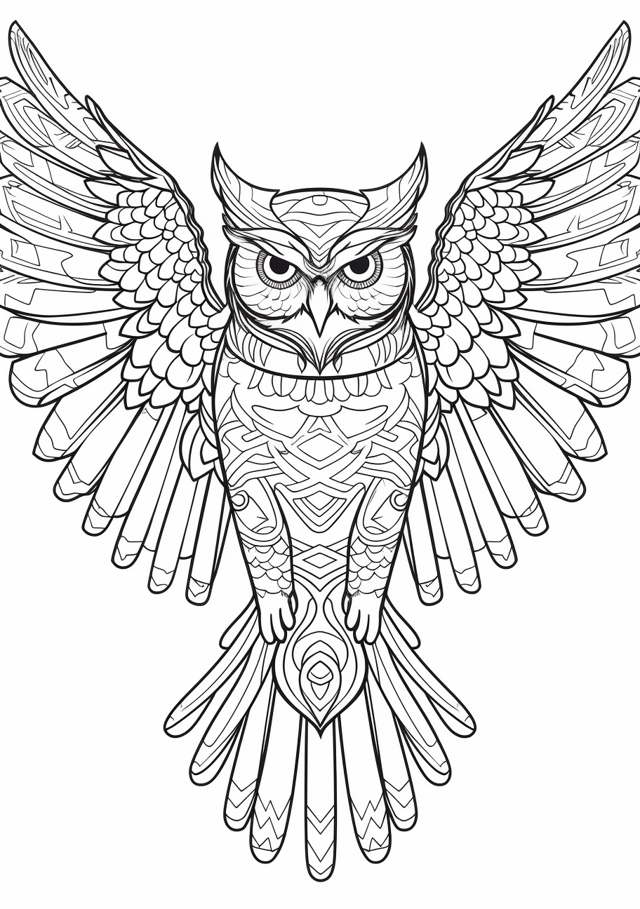 Owl coloring s