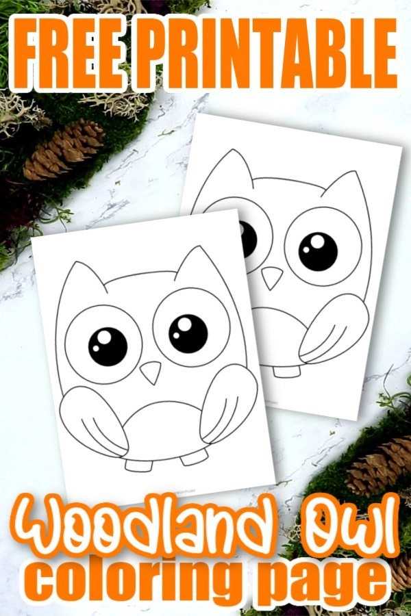 Free printable woodland owl template â simple mom project