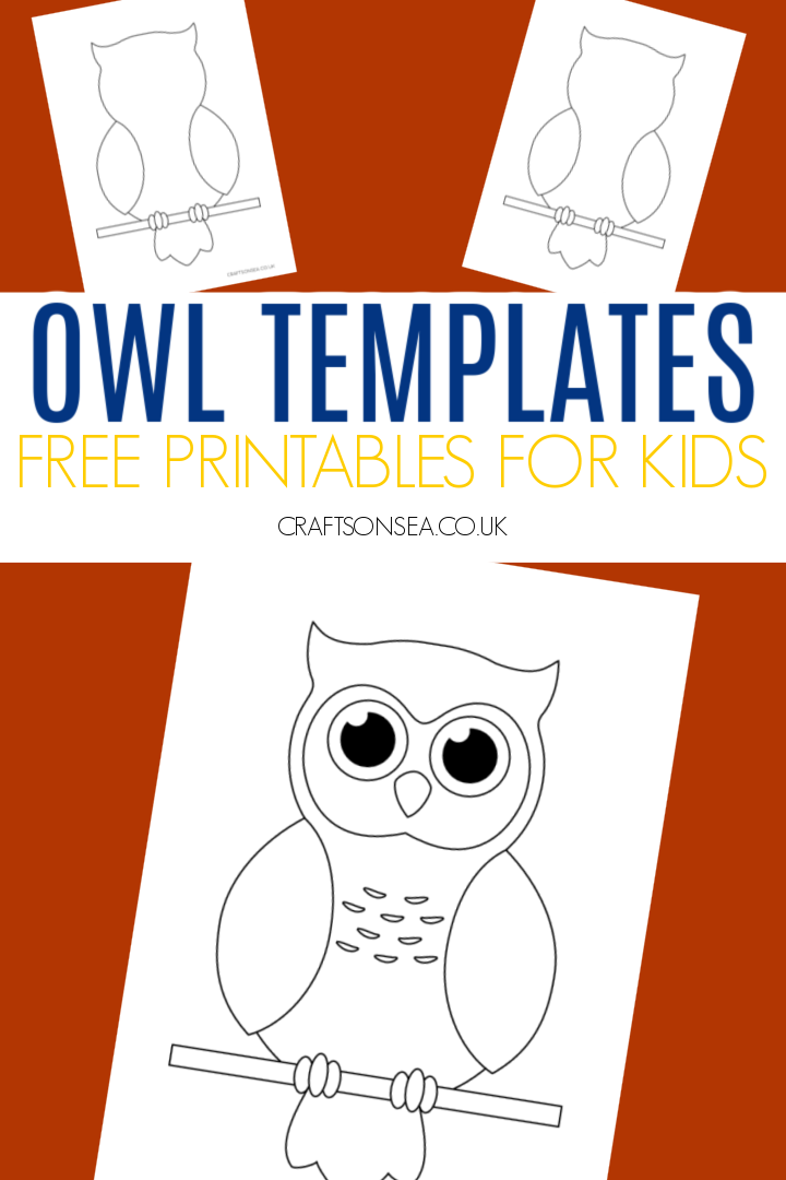 Free owl template printable pdf