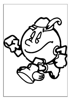 Printable pac man coloring pages for kids the ultimate collection pages