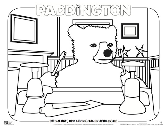 Paddington printable activities recipes and coloring pages