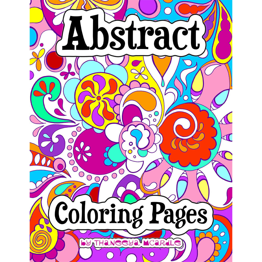 Abstract coloring pages