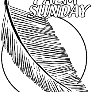 Palm leaf coloring pages printable for free download