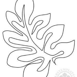 Palm leaf coloring pages printable for free download