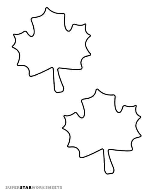 Leaf template