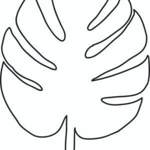 Palm leaf coloring pages printable for free download