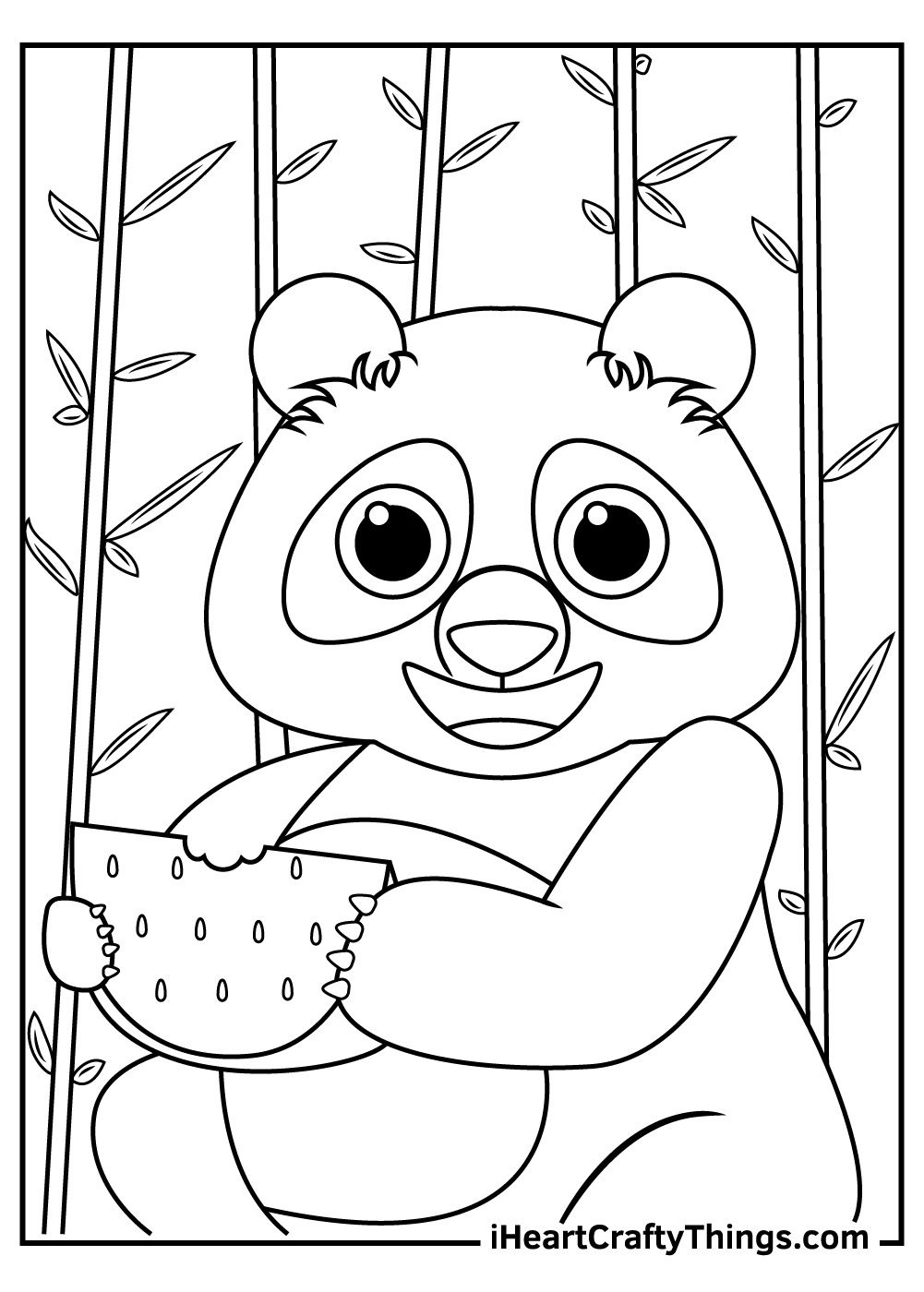 Giant panda coloring pages updated