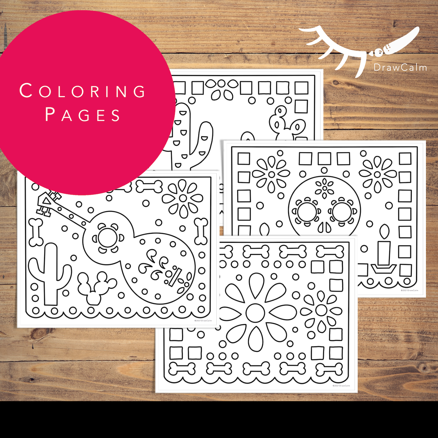 Day of the dead craft âthe day of the dead coloring pages â draw calm