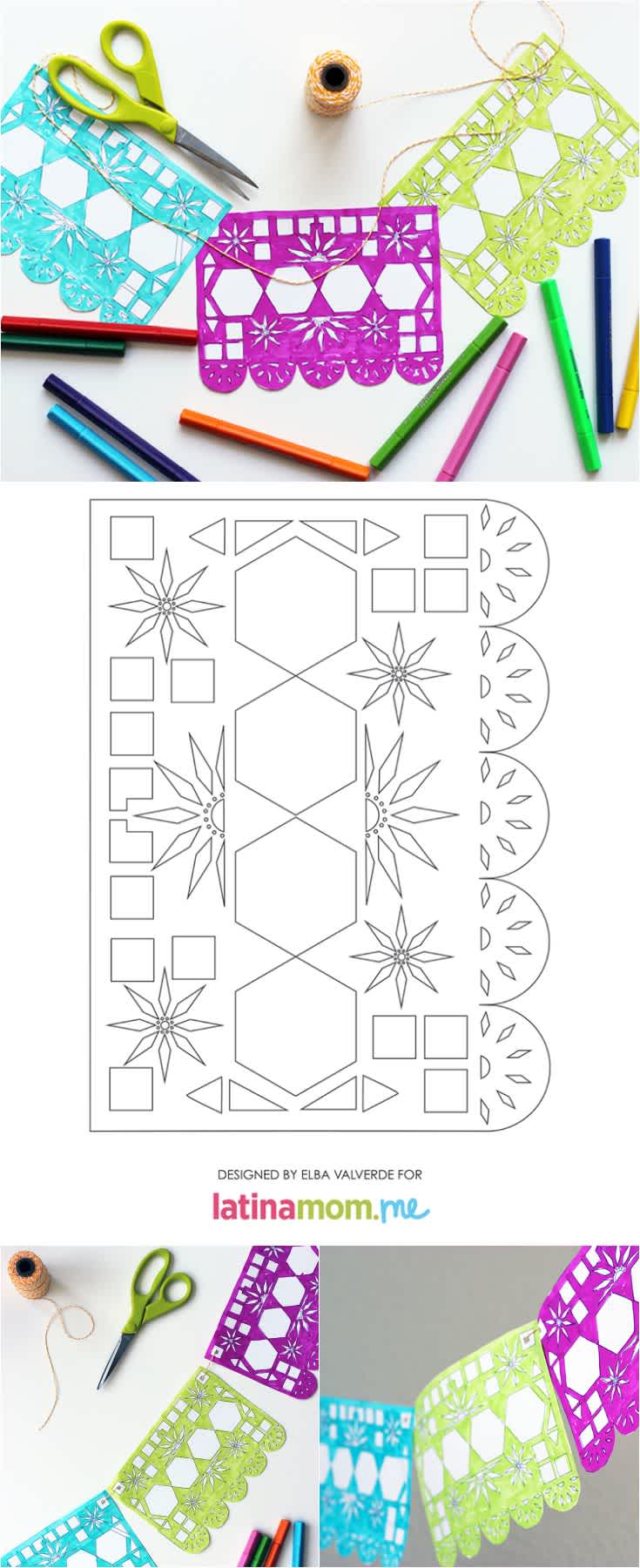 Day of the dead printable papel picado