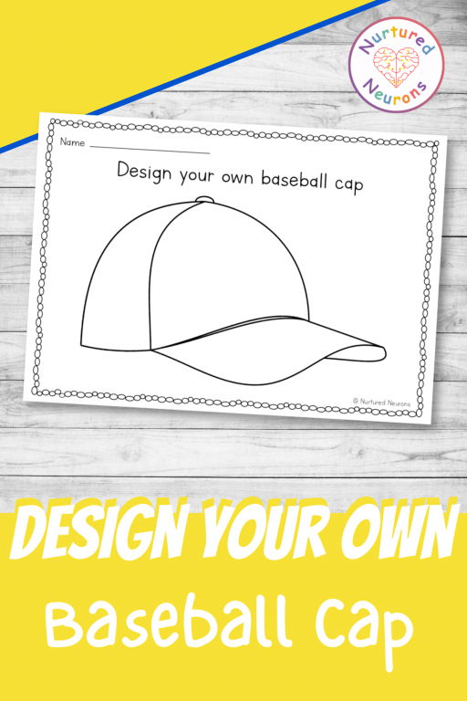 Design you own baseball cap â printable summer hat template