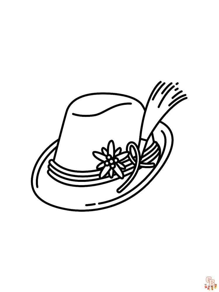 Explore fun creative hat coloring pages for kids