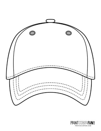 Baseball gear coloring pages balls bats mitts hats at